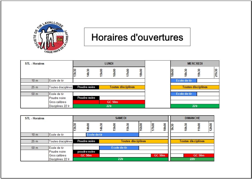 Horaires STL